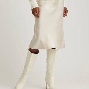 Quince 100% Silk Midi Skirt - Size Small